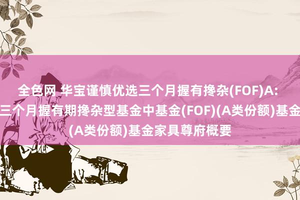 全色网 华宝谨慎优选三个月握有搀杂(FOF)A: 华宝谨慎优选三个月握有期搀杂型基金中基金(FOF)(A类份额)基金家具尊府概要