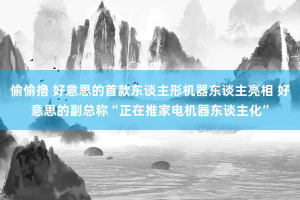 偷偷撸 好意思的首款东谈主形机器东谈主亮相 好意思的副总称“正在推家电机器东谈主化”